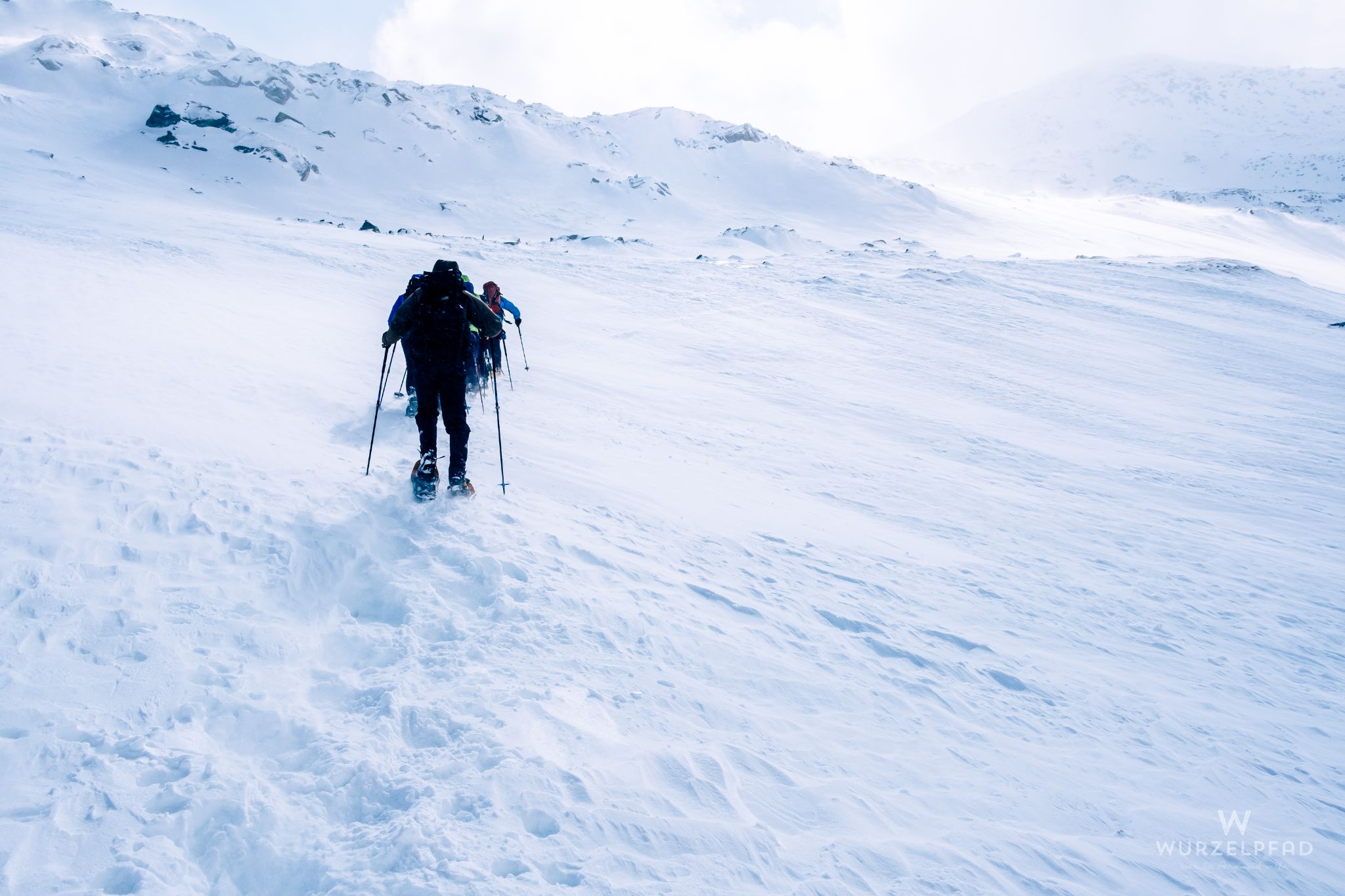 Aufstieg im Gegenwind